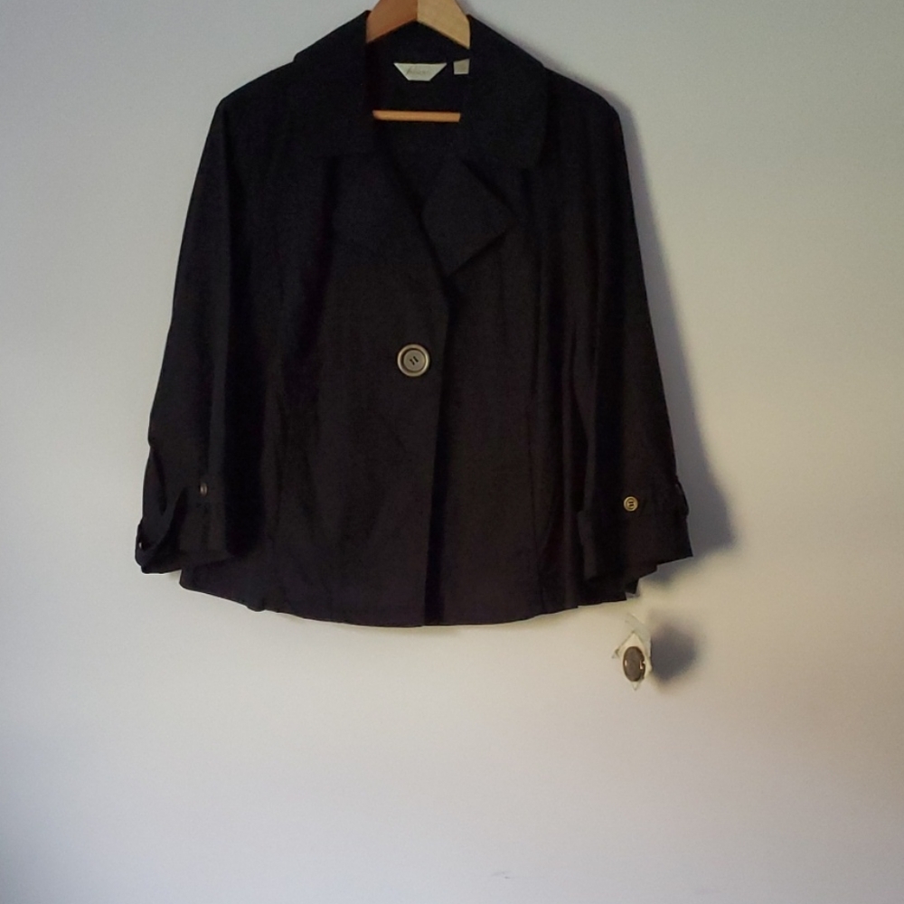 L Black 2  Button Jacket